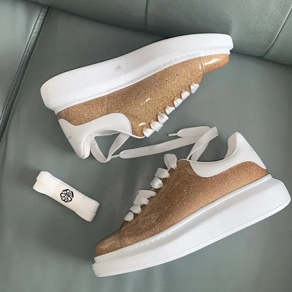 ALEXANDER MCQUEEN Oversized Glitter Sneaker